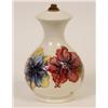Image 1 : A Moorcroft Hibiscus Lamp Base, 20 cm  See illustration £100 - 150...