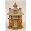 Image 1 : A 19th Century Stoneware Tobacco Jar and Cover, impressed J C ROPER BRISTOL, in the form of a cir...