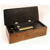 Image 1 : A Late 19th Century Music Box, in floral marquetry rosewood and stained beech case  See illustrat...