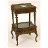 Image 1 : An Early 20th Century Miniature Gilt Metal Etagere, with two lidded jewellery compartments and a...