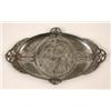 Image 1 : A WMF Tray, decorated a semi clad young girl and putti, 32.5 cm  See illustration £50 - 80...