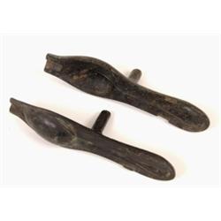 An 18th Bronze Rat Tailed Spoon Mould, and associated pourer  See illustration £50 - 80...