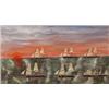 Image 1 : J*** Hewitt, six steam ships, oil on board, signed, 28.5  x 52 cm  See illustration £140 - 160...