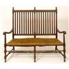 Image 1 : An Arts and Crafts Style Walnut Settle, 108 cm  See illustration £300 - 350...