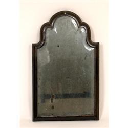 An 18th Century Wall Mirror, in an arched frame (later painted) 62 x 37 cm  See illustration £50...