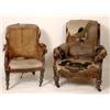 Image 1 : A 19th Century Mahogany Armchair (in need of re-upholstery)  See illustration £50 - 100...