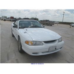1997 - FORD MUSTANG "TEXAS REGISTRATION ONLY"
