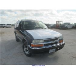 1998 - CHEVROLET BLAZER // REBUILT SALVAGE "TEXAS REGISTRATION ONLY"