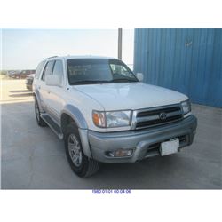 1999 - TOYOTA 4RUNNER "TEXAS REGISTRATION ONLY"