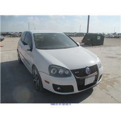 2008 - VOLKSWAGEN RABBIT "TEXAS REGISTRATION ONLY"