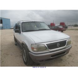 1997 - MERCURY MOUNTAINEER "TEXAS REGISTRATION ONLY"