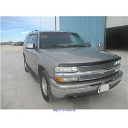 2003 - CHEVROLET TAHOE "TEXAS REGISTRATION ONLY"