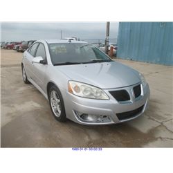 2009 - PONTIAC G6 "TEXAS REGISTRATION ONLY"