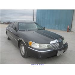 2000 - LINCOLN TOWN CAR "TEXAS REGISTRATION ONLY"