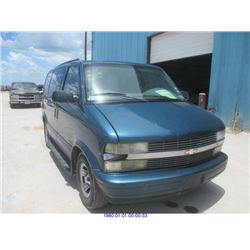 2002 - CHEVROLET ASTRO "TEXAS REGISTRATION ONLY"