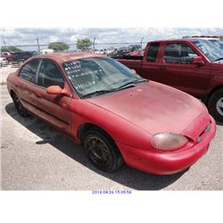 1999 - MERCURY SABLE // REBUILT SALVAGE "TEXAS REGISTRATION ONLY"