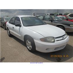 2004 - CHEVROLET CAVALIER // REBUILT SALVAGE // TEXAS REGISTRATION ONLY