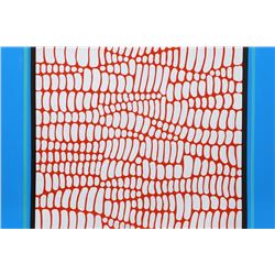 Paul Maxwell, Red and Blue Web, Serigraph