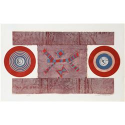 Michael Rothenstein, Two Circles 1, Aquatint Etching