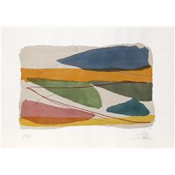 Larry Zox, Abstract 14, Pochoir Print