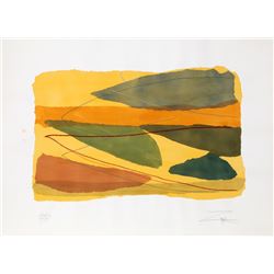 Larry Zox, Abstract 13, Pochoir Print