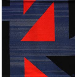 Pierre Clerk, Red, Blue, Black #15, Woolen Tapestry