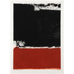 Harrison, Red and Black II, Aquatint Etching