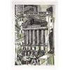 Image 1 : Ted Davies, New York Stock Exchange, Woodcut