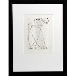 Salvador Dali, Space Elephant, Etching