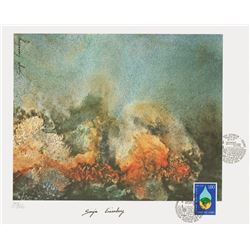 Sonja Eisenberg, Conference des Nations Unies sur l'eau, Lithograph