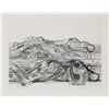 Image 1 : Anthony Gross, Les Mamelons (Rounded Hills), Intaglio Etching