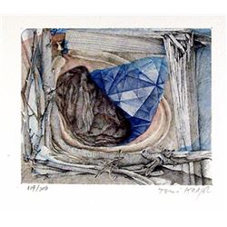 Anton (Toni) Krajnc, Sticks and Stones, Lithograph
