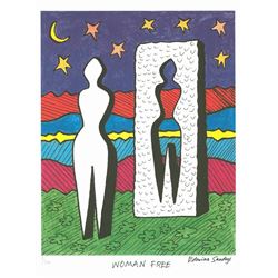 Edwina Sandys, Woman Free - United Nations, Lithograph