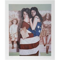 Robert Anderson, Multicolored Ladies, Lithograph