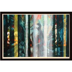 Richard R. Benda, Satyricon - Triptych, Acrylic Painting
