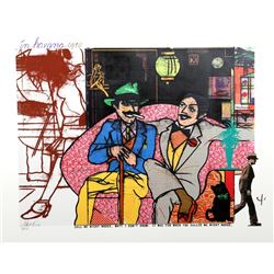 Richard Merkin, In Havana, Lithograph