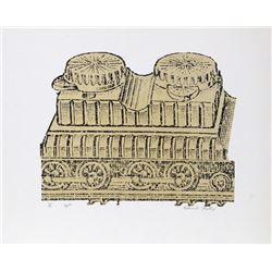 Eduardo Paolozzi, Gold, Silkscreen