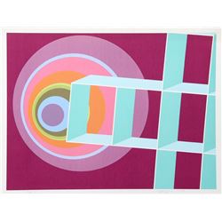 Rita Simon, Spacescape II, Serigraph