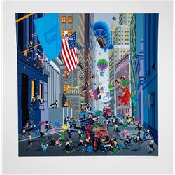 Melanie Taylor Kent, Wall Street, Serigraph