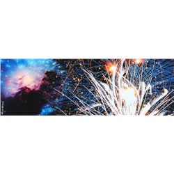 Michael Knigin, Fireworks CCXVII, Giclee on Canvas