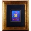 Image 1 : Peter Max, Liberty Head, Acrylic and Collage Painting
