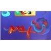 Image 3 : Peter Max, Liberty Head, Acrylic and Collage Painting