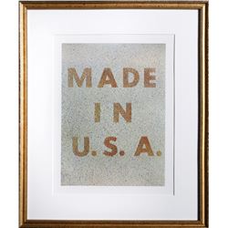 Ed Ruscha, America: Her Best Product, Offset Lithograph