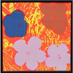 Andy Warhol, Flowers 10, Serigraph, Sunday B. Morning
