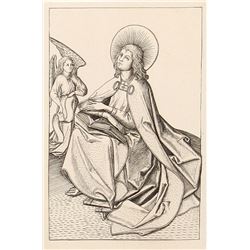 Maitre E. S., Saint Jean l'Evangeliste, Heliogravure