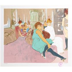 Laurent Marcel Salinas, Salon, After Henri de Toulouse-Lautrec, Lithograph