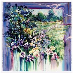 Rebecca Hardin, Iris Meadows, Serigraph