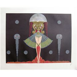 Erte, Salome, Serigraph with Embossing and Foil Stamping