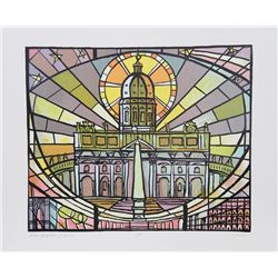 Bogdan Grom, Perspective of Rome, Lithograph