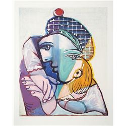 Pablo Picasso, Portrait de Femme au Veret Escossais, Lithograph
